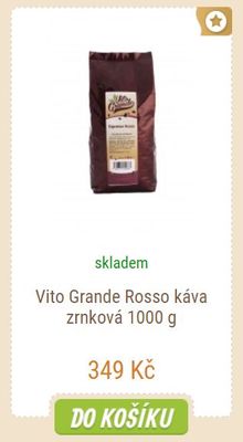 Zrnková káva - prodej kávy on line